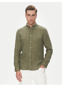 Tommy Hilfiger Koszula MW0MW34602 Zielony Regular Fit ze sklepu MODIVO w kategorii Koszule męskie - zdjęcie 181238192