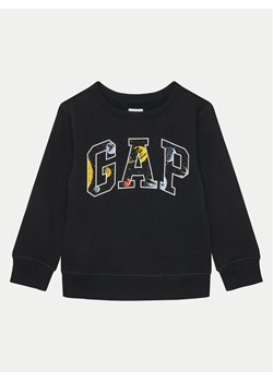Gap Bluza 531000-05 Czarny Regular Fit ze sklepu MODIVO w kategorii Bluzy chłopięce - zdjęcie 181238221