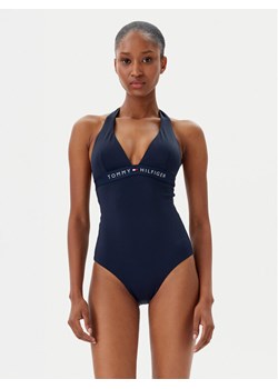Tommy Hilfiger Strój kąpielowy UW0UW05850 Granatowy ze sklepu MODIVO w kategorii Stroje kąpielowe - zdjęcie 181238290