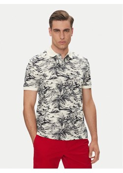 Tommy Hilfiger Polo MW0MW38475 Beżowy Regular Fit ze sklepu MODIVO w kategorii T-shirty męskie - zdjęcie 181238371