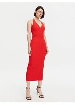 ACCESS FASHION Sukienka koktajlowa 53-3403-218 Czerwony Regular Fit ze sklepu MODIVO w kategorii Sukienki - zdjęcie 181238442