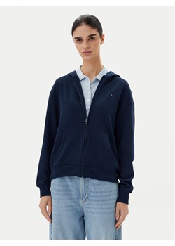 Tommy Hilfiger Bluza UW0UW05772 Granatowy Regular Fit ze sklepu MODIVO w kategorii Bluzy damskie - zdjęcie 181238461