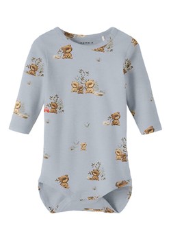 NAME IT Body 13215766 Szary Regular Fit ze sklepu MODIVO w kategorii Body niemowlęce - zdjęcie 181238521