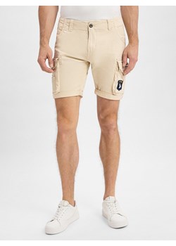 Alpha Industries Spodenki Mężczyźni Bawełna biały jednolity ze sklepu vangraaf w kategorii Spodenki męskie - zdjęcie 181240003