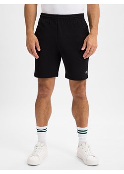 Lacoste Spodenki dresowe Mężczyźni Bawełna czarny jednolity ze sklepu vangraaf w kategorii Spodenki męskie - zdjęcie 181240013