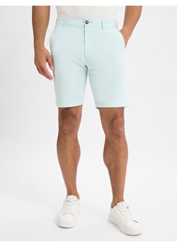 BOSS Orange Szorty - Chino Slim Mężczyźni Bawełna miętowy jednolity ze sklepu vangraaf w kategorii Spodenki męskie - zdjęcie 181240071
