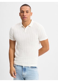 Drykorn Męska koszulka polo - Triton Mężczyźni Bawełna biały jednolity ze sklepu vangraaf w kategorii T-shirty męskie - zdjęcie 181240091