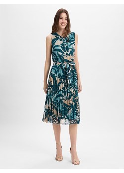 Betty & Co Letnia sukienka damska Kobiety petrol wzorzysty - id: 754845-0001-00360 - marki Betty & Co - 181240181 Betty & Co Letnia sukienka damska Kobiety petrol wzorzysty ze sklepu vangraaf w kategorii Sukienki - zdjęcie 181240181