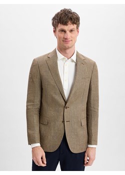 Polo Ralph Lauren Kurtka męska Mężczyźni Modern Fit wielbłądzi w kratkę - id: 757210-0001-00380 - marki Polo Ralph Lauren - 181240202 Polo Ralph Lauren Kurtka męska Mężczyźni Modern Fit wielbłądzi w kratkę ze sklepu vangraaf w kategorii Marynarki męskie - zdjęcie 181240202