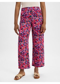 Marie Lund Damskie spodnie materiałowe Kobiety wiskoza fuksja wzorzysty ze sklepu vangraaf w kategorii Spodnie damskie - zdjęcie 181240220