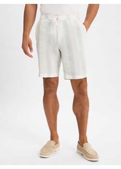 Tom Tailor Denim Szorty Mężczyźni Bawełna jasny szary w paski ze sklepu vangraaf w kategorii Spodenki męskie - zdjęcie 181240241