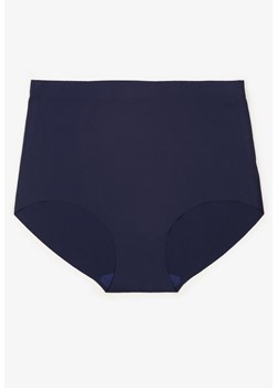 Granatowe Bezszwowe Majtki High Waist Navorila ze sklepu renee.pl w kategorii Majtki damskie - zdjęcie 181242300