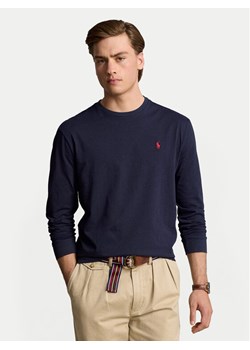 Polo Ralph Lauren Longsleeve 710671467057 Granatowy Classic Fit ze sklepu MODIVO w kategorii T-shirty męskie - zdjęcie 181243854