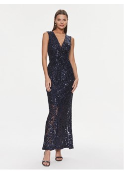 Rinascimento Sukienka wieczorowa CFC0117530003 Granatowy Slim Fit ze sklepu MODIVO w kategorii Sukienki - zdjęcie 181243873