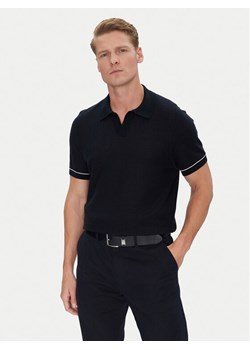 BOSS Polo H-Jianluca 50537654 Granatowy Regular Fit ze sklepu MODIVO w kategorii Swetry męskie - zdjęcie 181243942
