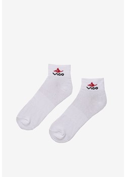3-pack Białe Skarpety Nahlura ze sklepu renee.pl w kategorii Skarpetki damskie - zdjęcie 181244140