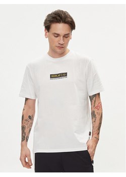 Replay T-Shirt M6755.000.2660 Biały Regular Fit ze sklepu MODIVO w kategorii T-shirty męskie - zdjęcie 181244244