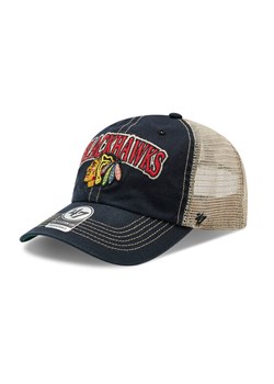 47 Brand Czapka z daszkiem Chicago Blackhawks H-TSCLA04LAP-VB Czarny ze sklepu MODIVO w kategorii Czapki dziecięce - zdjęcie 181244380