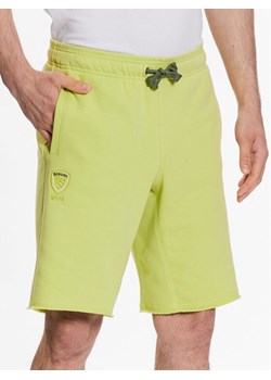 Blauer Szorty sportowe 23SBLUF07085 005662 Zielony Relaxed Fit ze sklepu MODIVO w kategorii Spodenki męskie - zdjęcie 181244393