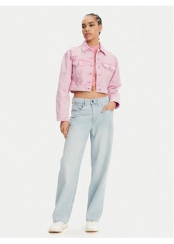 HUGO Kurtka jeansowa Galatea 50534763 Różowy Regular Fit ze sklepu MODIVO w kategorii Kurtki damskie - zdjęcie 181244441