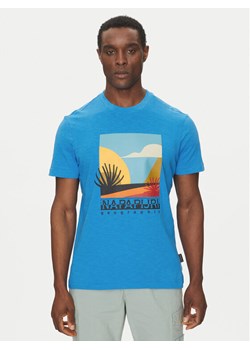 Napapijri T-Shirt S-Arbia NP0A4IE3 Niebieski Regular Fit ze sklepu MODIVO w kategorii T-shirty męskie - zdjęcie 181244460