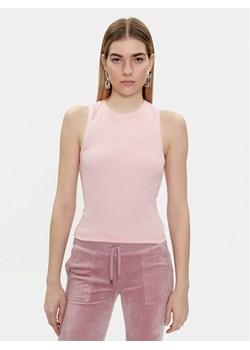 Juicy Couture Top Beckham JCBLV223811 Różowy Slim Fit ze sklepu MODIVO w kategorii Bluzki damskie - zdjęcie 181244642