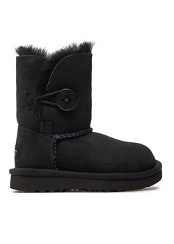 Śniegowce Ugg T Bailey Button II 1017400T Czarny ze sklepu eobuwie.pl w kategorii Buty zimowe dziecięce - zdjęcie 181245210