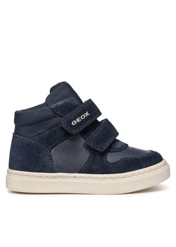 Sneakersy Geox B Nashik Boy B465NA 02285 C4002 M Granatowy ze sklepu eobuwie.pl w kategorii Buty sportowe dziecięce - zdjęcie 181245290