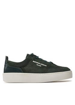 Sneakersy Emporio Armani X3X207 XR158 00571 Zielony ze sklepu eobuwie.pl w kategorii Trampki damskie - zdjęcie 181245351