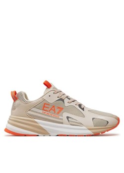 Sneakersy EA7 Emporio Armani X8X156 XK360 T552 Szary ze sklepu eobuwie.pl w kategorii Buty sportowe męskie - zdjęcie 181245631