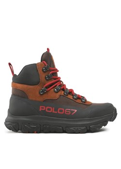 Trapery Polo Ralph Lauren Advtr 300Mid 809877994002 Czarny ze sklepu eobuwie.pl w kategorii Buty trekkingowe męskie - zdjęcie 181245670