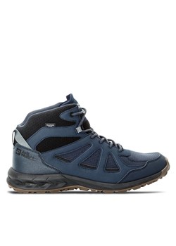 Trekkingi Jack Wolfskin Woodland 2 Texapore Mid M 4051261 Granatowy ze sklepu eobuwie.pl w kategorii Buty trekkingowe męskie - zdjęcie 181246121