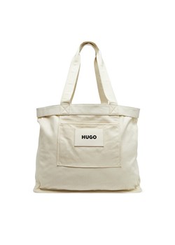 Torebka HUGO 50536267 Biały ze sklepu eobuwie.pl w kategorii Torby Shopper bag - zdjęcie 181246574