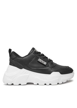 Sneakersy Versace Jeans Couture Speedtrack 77VA3SC2 Czarny ze sklepu eobuwie.pl w kategorii Buty sportowe damskie - zdjęcie 181246701