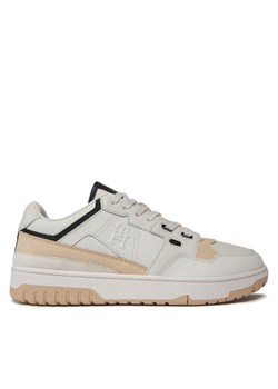 Sneakersy Tommy Hilfiger Th Basket Street Lth FM0FM04874 Beżowy ze sklepu eobuwie.pl w kategorii Buty sportowe męskie - zdjęcie 181246804