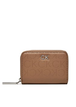 Mały Portfel Damski Calvin Klein K60K612188 Brązowy ze sklepu eobuwie.pl w kategorii Portfele damskie - zdjęcie 181246892