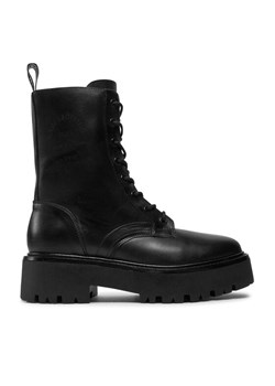 Trapery KARL LAGERFELD KL43455 Czarny ze sklepu eobuwie.pl w kategorii Workery damskie - zdjęcie 181246924