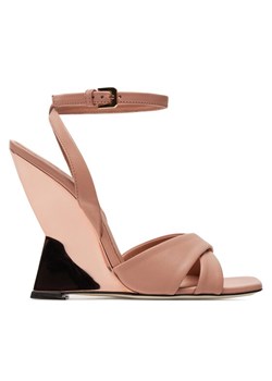 Sandały Pollini SA1602AE1ITEZ609 Różowy ze sklepu eobuwie.pl w kategorii Sandały damskie - zdjęcie 181246970