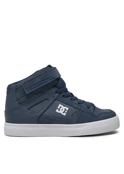 Sneakersy DC Pure High-Top Ev ADBS300324-TNW Granatowy ze sklepu eobuwie.pl w kategorii Trampki dziecięce - zdjęcie 181247072