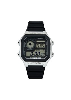 Zegarek Casio AE-1200WH-1CVEF Czarny ze sklepu eobuwie.pl w kategorii Zegarki - zdjęcie 181247253