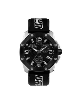 Zegarek Timex Icon Chronograph TW2V58600 Czarny ze sklepu eobuwie.pl w kategorii Zegarki - zdjęcie 181247992