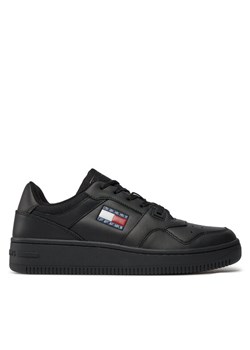 Sneakersy Tommy Jeans Tjm Retro Basket Ess EM0EM01395 Czarny ze sklepu eobuwie.pl w kategorii Buty sportowe męskie - zdjęcie 181248222
