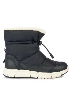 Śniegowce Geox J Flexyper Girl B Ab J36APB 0FUME C9999 S Czarny ze sklepu eobuwie.pl w kategorii Buty zimowe dziecięce - zdjęcie 181248353