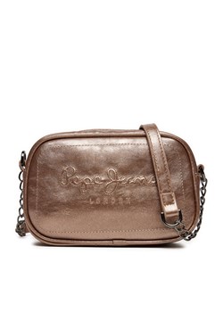 Torebka Pepe Jeans PL031577 Miedziany ze sklepu eobuwie.pl w kategorii Listonoszki - zdjęcie 181248381