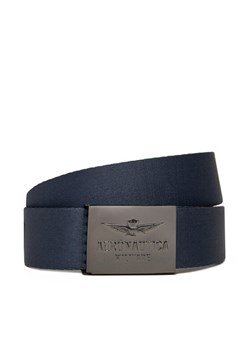 Pasek Męski Aeronautica Militare 251CI299CT3209 Granatowy ze sklepu eobuwie.pl w kategorii Paski męskie - zdjęcie 181248881