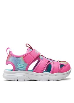 Sandały Skechers 303276L/HPMT Różowy ze sklepu eobuwie.pl w kategorii Sandały dziecięce - zdjęcie 181248974