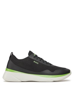 Sneakersy Boss Dean Runn 50480810 10245680 01 Czarny ze sklepu eobuwie.pl w kategorii Buty sportowe męskie - zdjęcie 181249151