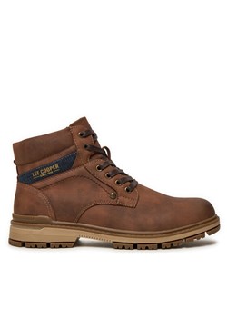 Kozaki Lee Cooper PLCC0001S Brązowy ze sklepu eobuwie.pl w kategorii Buty zimowe męskie - zdjęcie 181249173