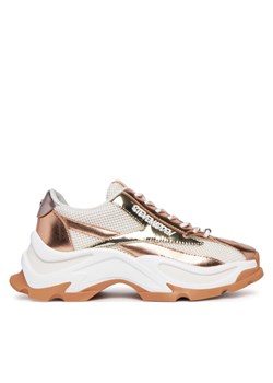 Sneakersy Steve Madden Zoomz SM11002327 Złoty ze sklepu eobuwie.pl w kategorii Buty sportowe damskie - zdjęcie 181249231