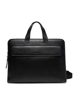 Torba na laptopa Calvin Klein Ck Sleek 2G Laptop Bag K50K512936 Czarny ze sklepu eobuwie.pl w kategorii Torby na laptopa - zdjęcie 181249234